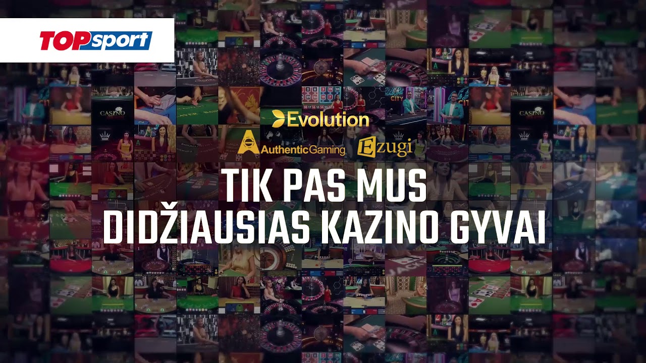 Plačiausia tikro gyvo kazino pasiūla Lietuvoje!