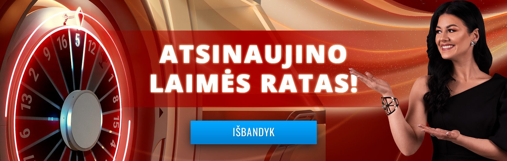 Atsinaujinęs TopSport laimės ratas laukia jūsų!